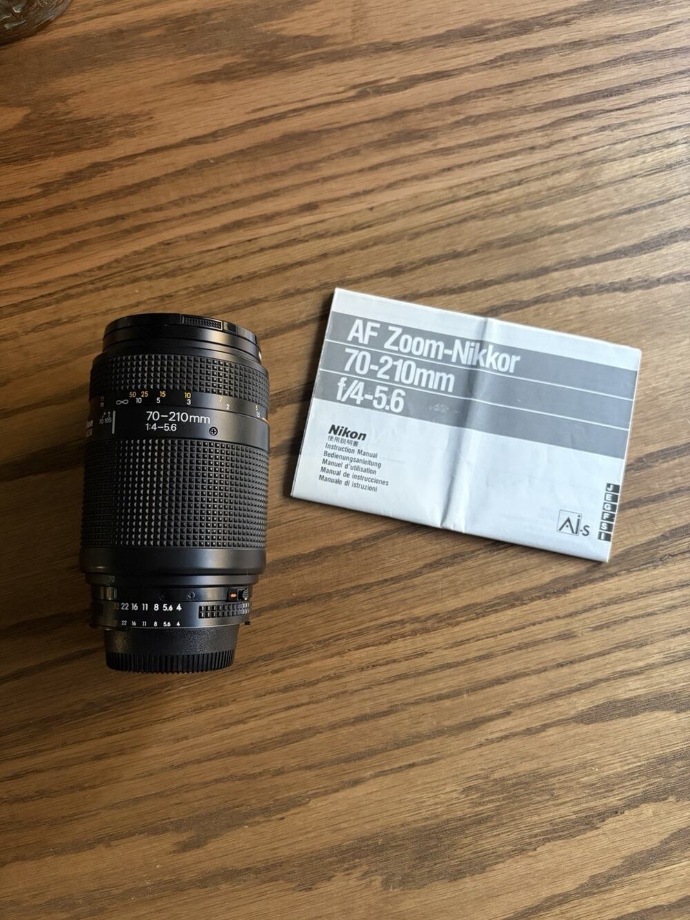 Vintage 1990s Nikon AF Nikkor 70-210mm f/4-5.6 F Mount